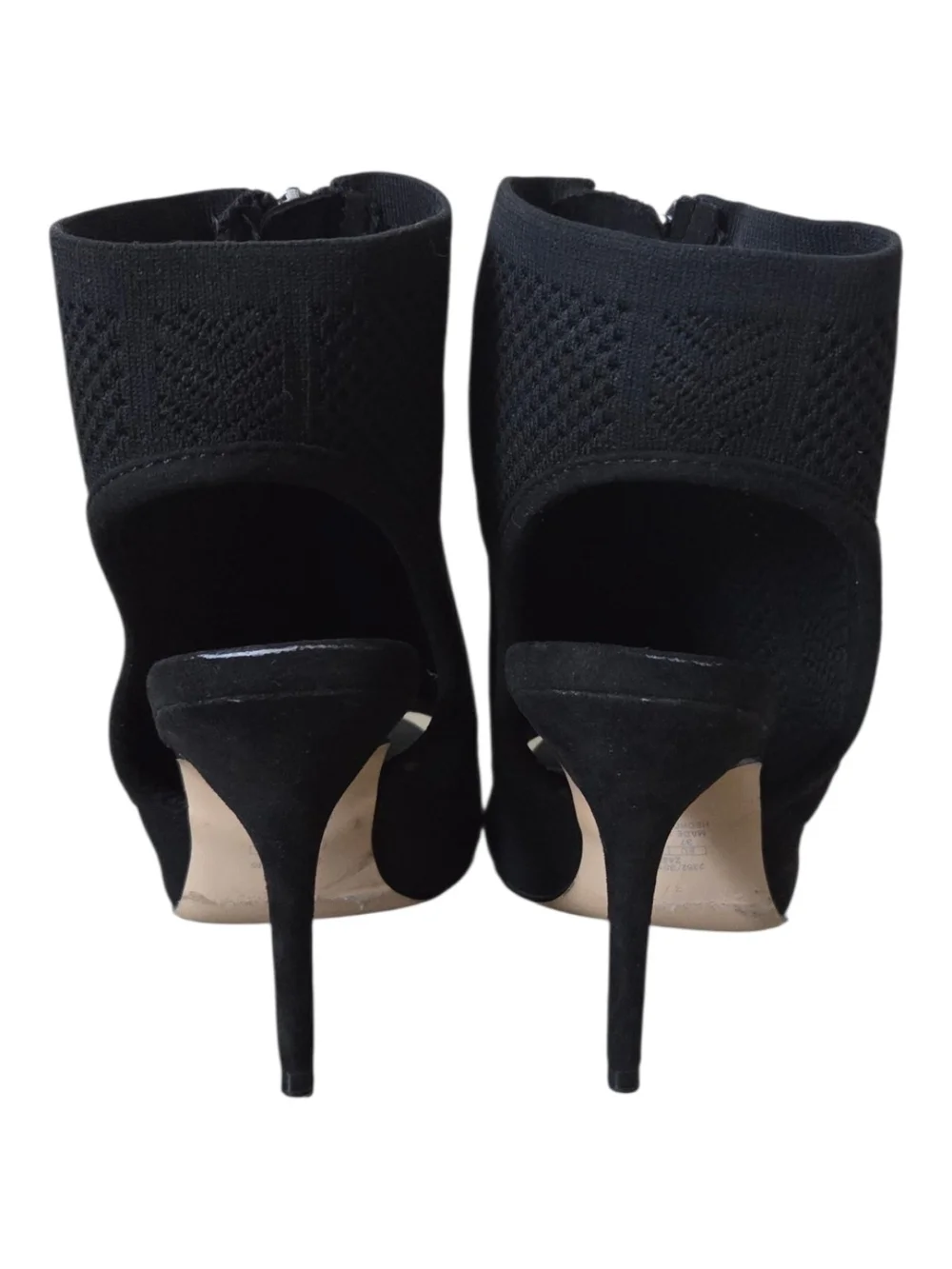 NWOT Zara high-heel fabric Sandals - Picture 2 of 5